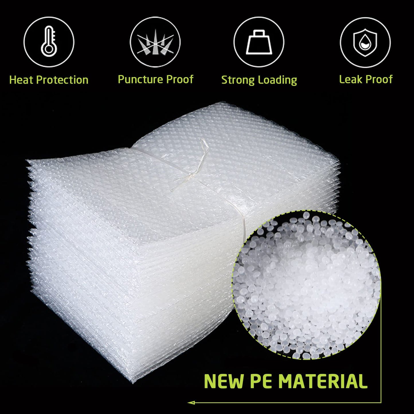 50PCS Clear Bubble Out Bag 12" x 16", Large Bubble Pouches Bags, Double Wall Shockproof Bubble Pouch Wrap Bag, Cushioning Protective Storage Bags for Moving, Shipping, Packing and Storage