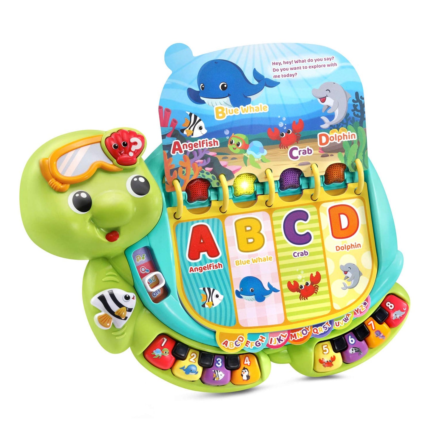 VTech Touch and Teach Sea Turtle Interactive Learning Book, Green
