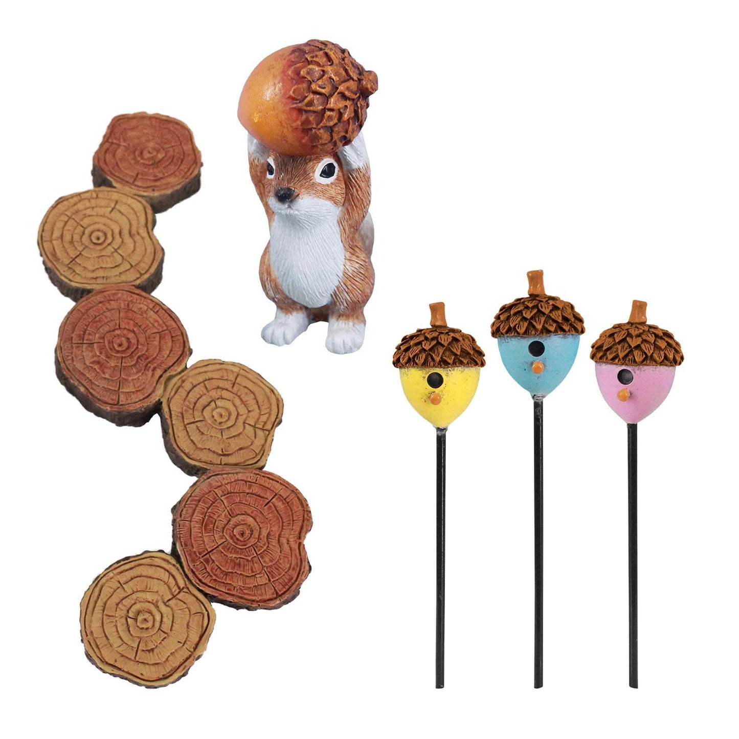 Adoring Acorns Fairy Garden Kit - 11 Piece