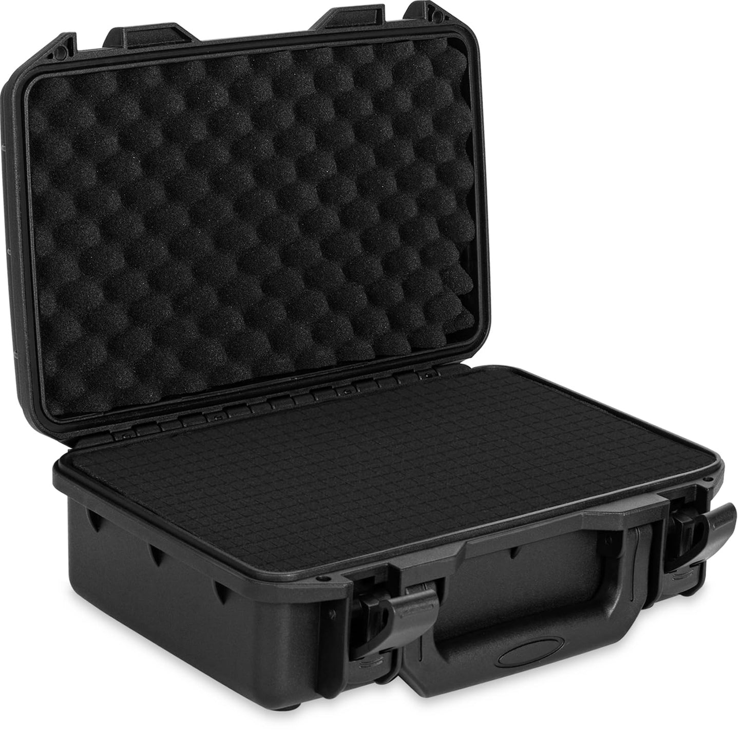 Hard Carrying Case,Shockproof Storage Box with Customizable Foam,11inch Portable Protective Tool Box for Microphone,Recorder,Electronics,Tools,Cameras,Equipment and More,11.6"x7.3"x2.8"