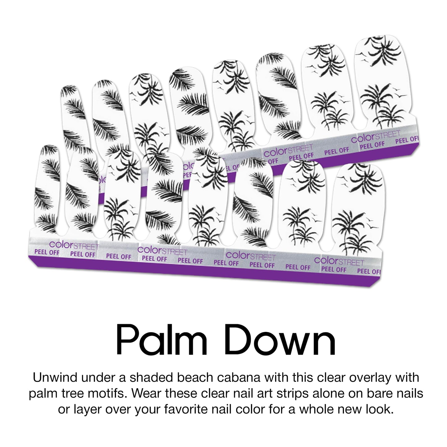 Color Street Palm Down Nail Strips