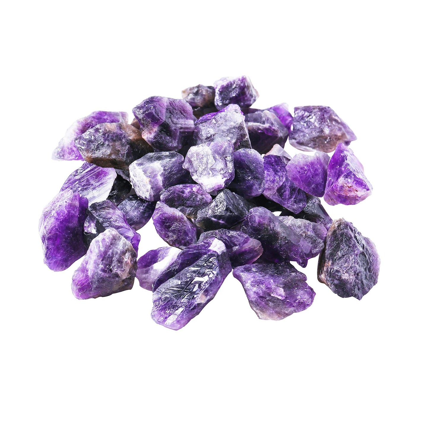 Apengshi Amethyst Healing Crystal Rough Stone 0.97lb（440g） Natural Crystal Raw Chakra Stone Meditation Reiki Collection