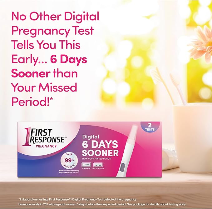 First Response Gold Digital Pregnancy Test, 4 Pack