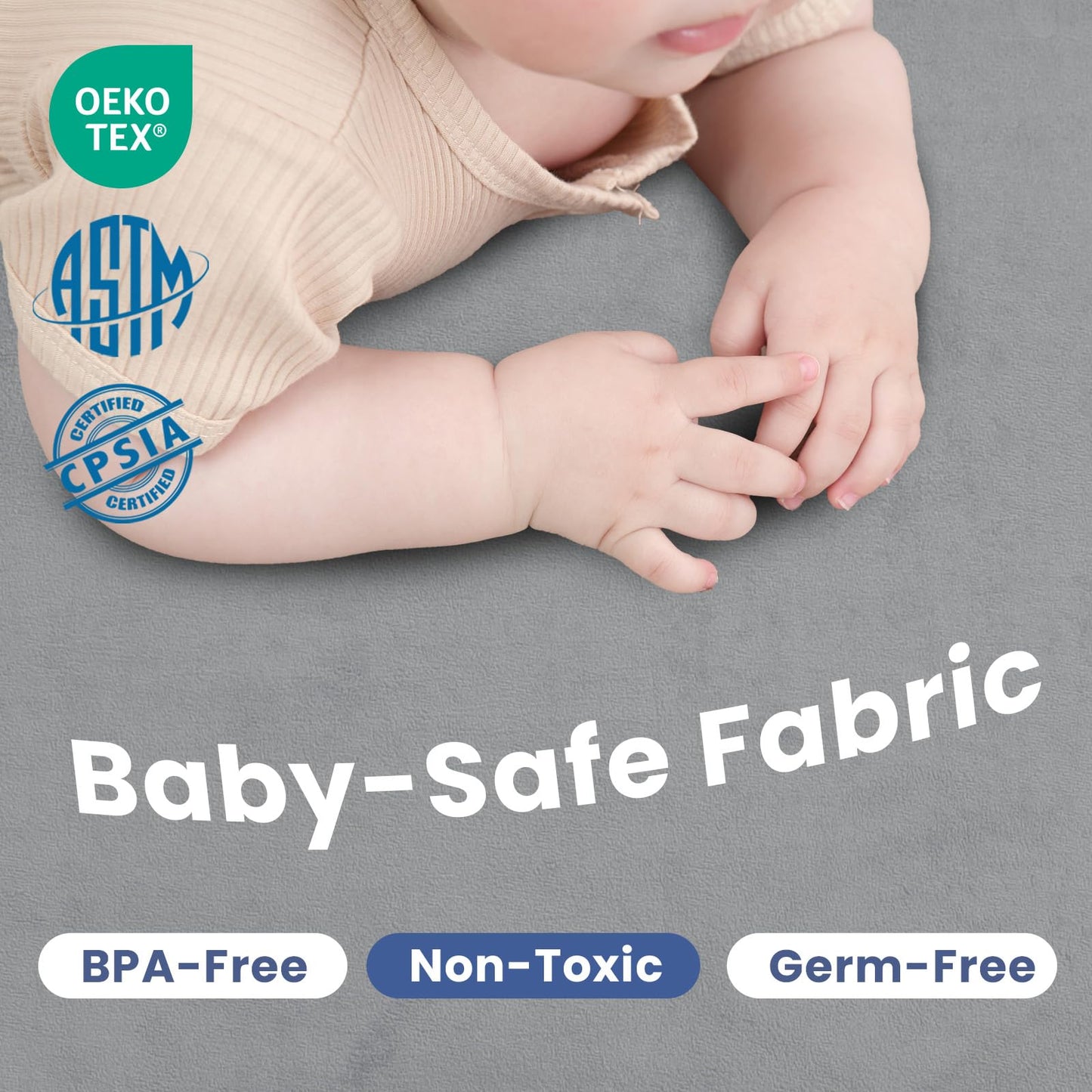 Space Thick Baby Play Mat + Ultra Soft Thick Velvet PlayMat