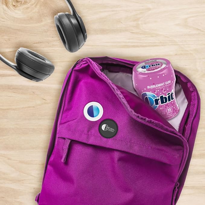 ORBIT Bubblemint Sugar Free Chewing Gum Bulk Pack, 55 Piece Bottle (4 Pack)