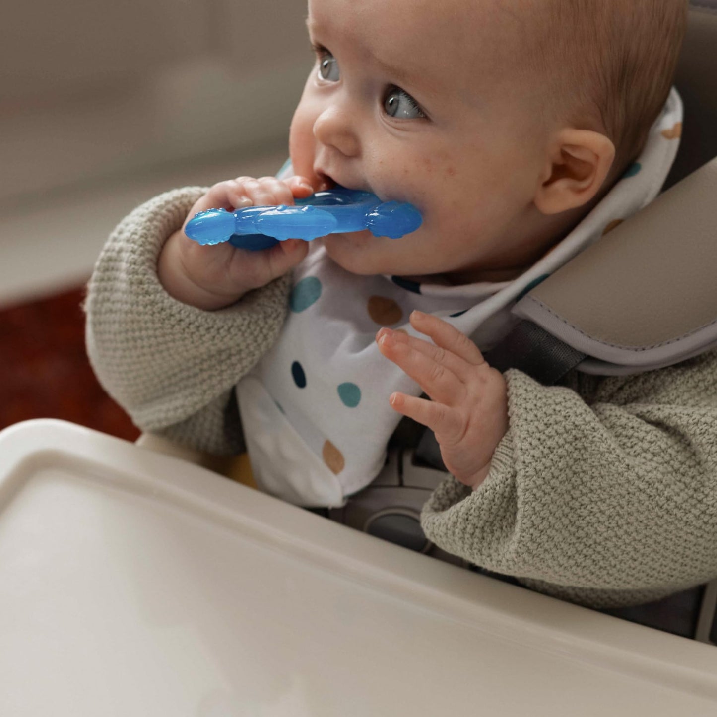 Nuby Three Step Teether Set | 3 Pack | 3m+ | Soft and Hard Teething Surfaces (Pack of 6)