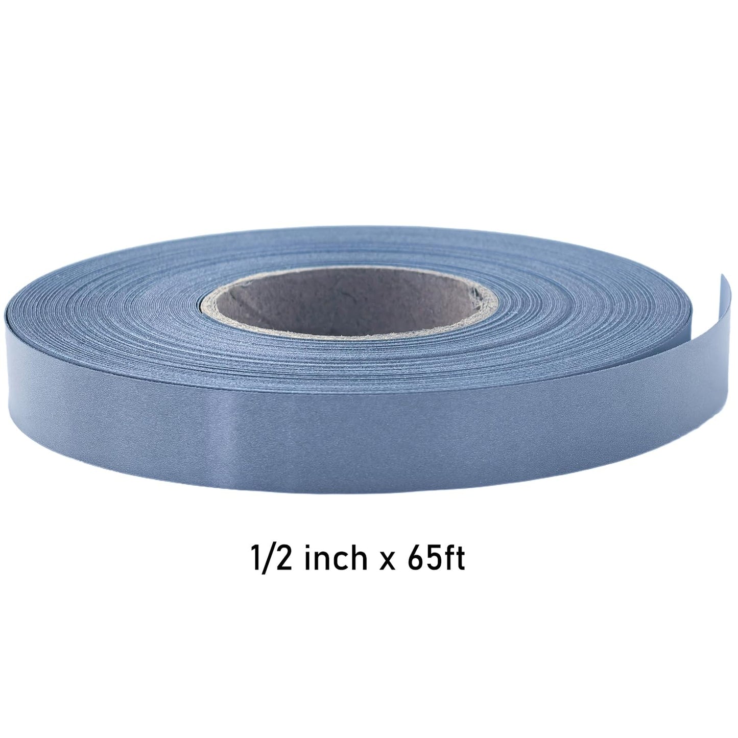 NOZUONO Reflective Heat Transfer Vinyl - Stretchable HTV for Sports Apparel, 65ft Roll - High Visibility, Flexible, Iron On, Easy to Cut for T-Shirts, Jackets, Bags (Silver) (1/2 inch x 65ft)