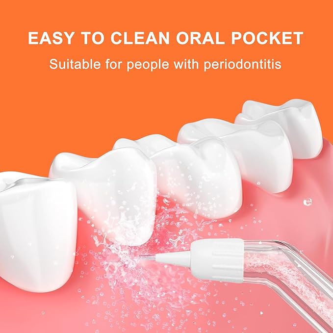 Replacement Head for Bitvae, Replacement Heads Oral Irrigator Refill Heads Jet Tips,Only Compatible C2/ C5/C6 water flosser(Orthodontic Tips)