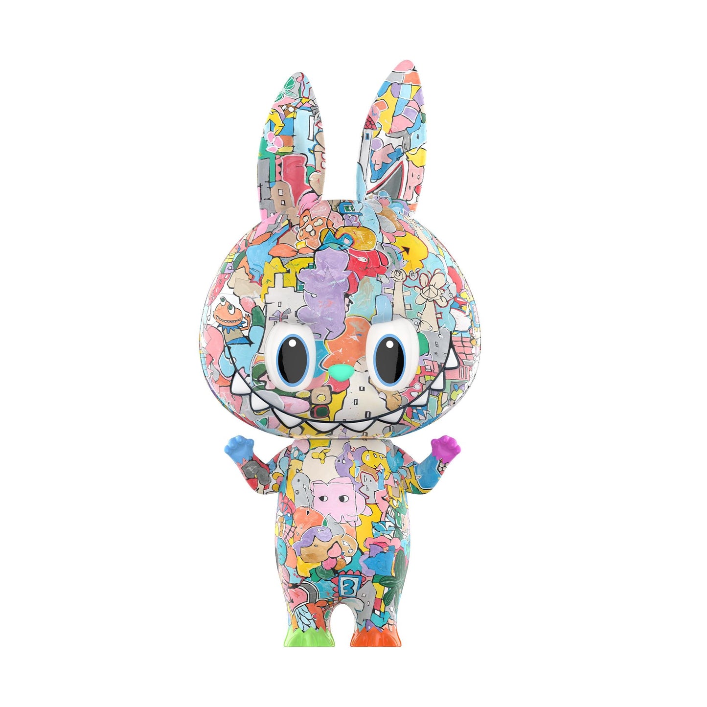 POP MART MEGA LABUBU 400% Tenth Anniversary, 13.78 inches Height, Toys for Modern Home Decor, Collectible Toy Set for Desk Accessories