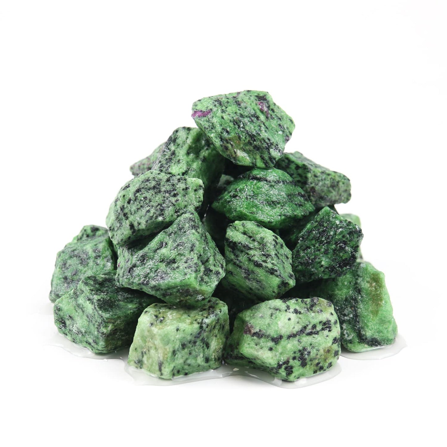 Nvzi Raw Ruby Zoisite, Crystals and Healing Stones, Bulk Crystals, Rocks for Tumbling, Raw Crystals Bulk, Amathesis Crystal, Calcite Crystal for Decoration, Wicca, Reiki,Chakra and Energy(1LB)