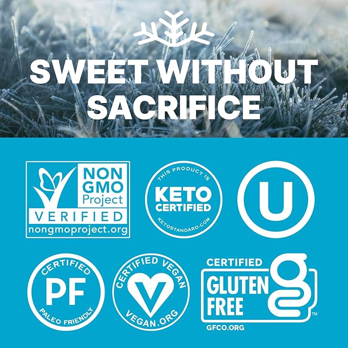 Peppermint KETO Xylitol Candy Chips - SNØ 1.5oz Tin - Sugar-Free Candy With Only 2 Ingredients | Low Carbs, Diabetic-Friendly, Non-GMO, Vegan, GF & Kosher | Purest candy in the world!