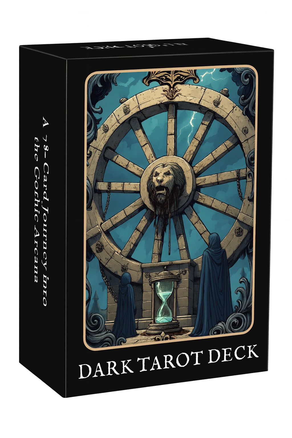 Unique Dark Gothic Tarot Deck, Tarot Cards for Beginners, Dark Fantasy Style Deck, Witch Divination Tool, Fortune Telling Tarot Learning Decks