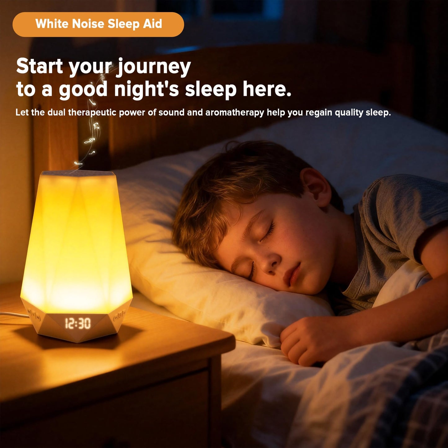 Sleep Sound Machines，White Noise Machine for Baby Sleeping with Night Light, Portable Sound Machine with 32 Soothing Sounds, 8 Night Light Colors, Timer, App Remote Control, Personal Sleep Routine