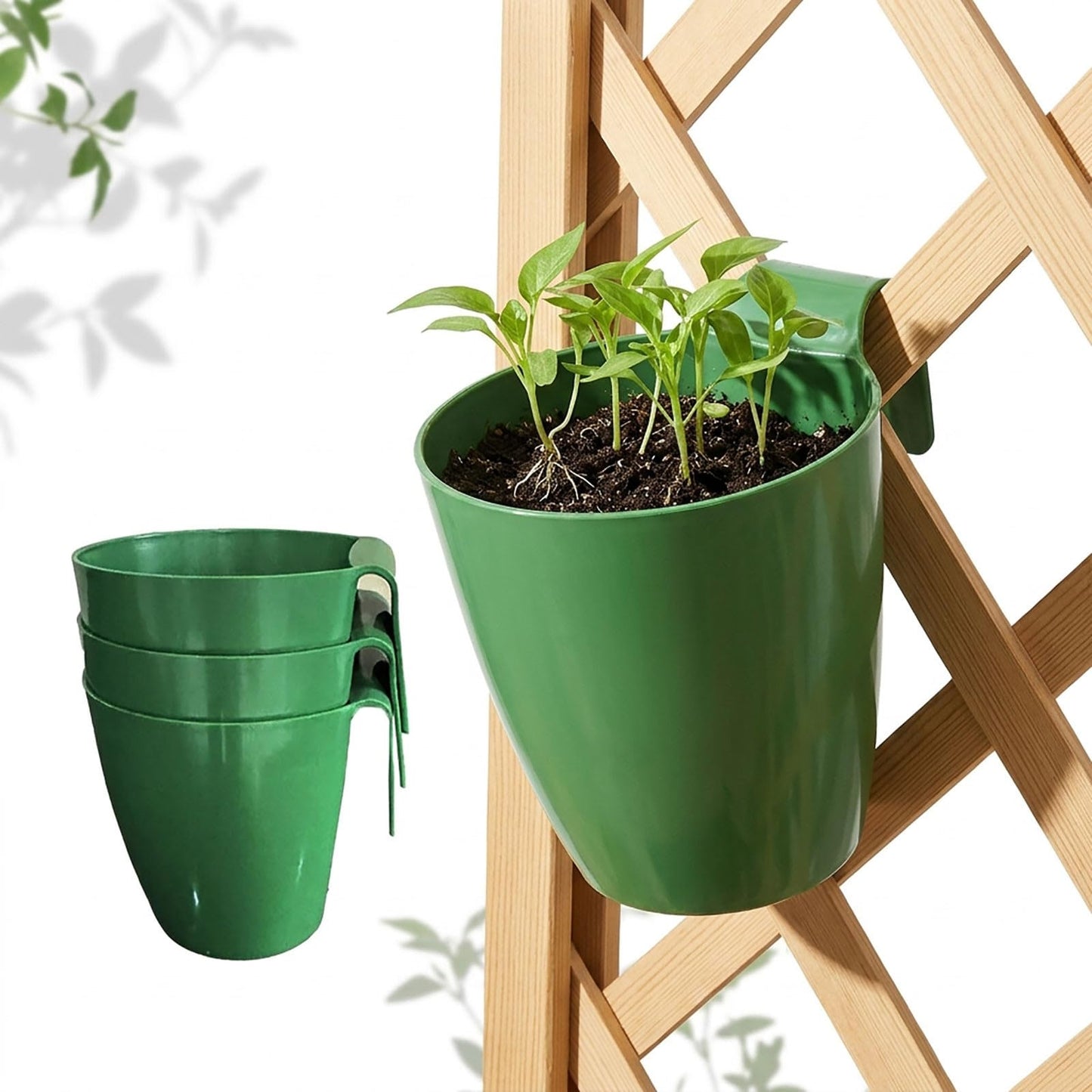 Propagation Cups 2-in-1 Wall Hanging Rooting Cup Kit, 10 Pcs Strawberry Propagation Cups for Easy Plant Propagation, Space Saving for Garden Balcony Greenhouse Use (3.5 in)