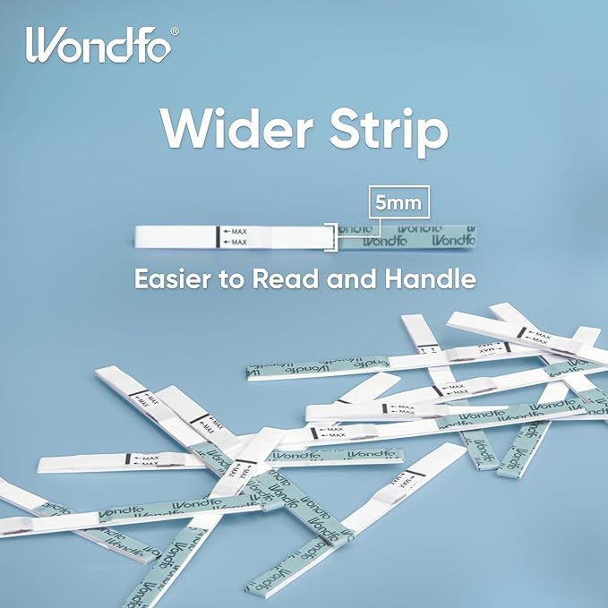 Wondfo Ovulation Test Strips-Women Fertility Tracking and Pregnancy Planning with Cycle-Detecting LH Surge - Highly Sensitive and Fast Result at Home Kit (25 Count)