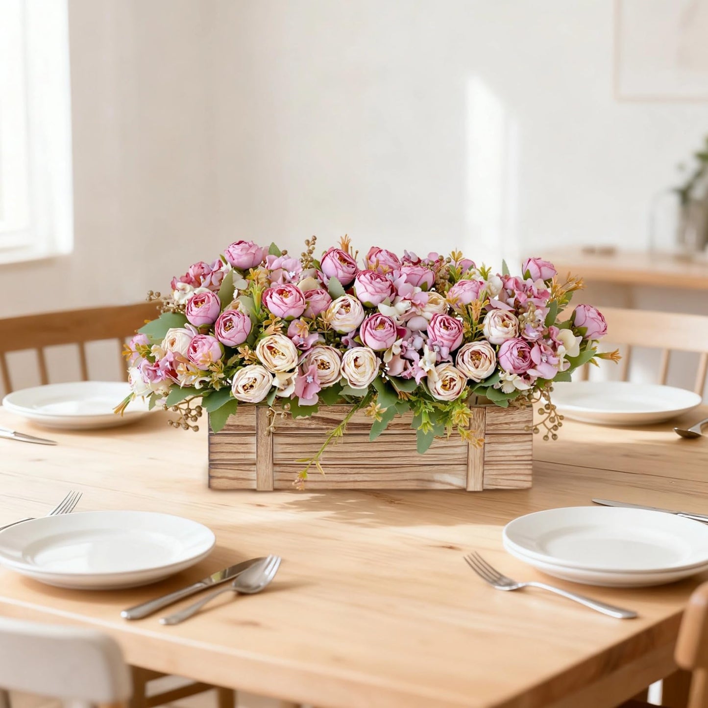 yeeplant Floral Centerpiece, 13 in Arrangement, Home, Events