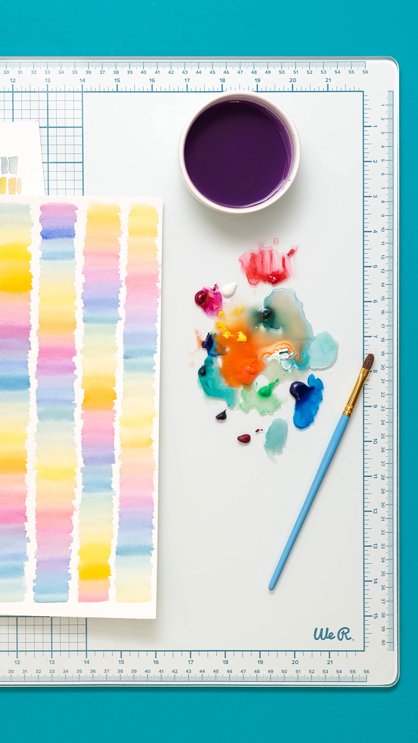 We R Memory Keepers, Glass Mat, 16 inches x 22 Inches, Heavy Duty, Perfect for Cutting, Paint Mixing, Scrapbooking, Crafts and More