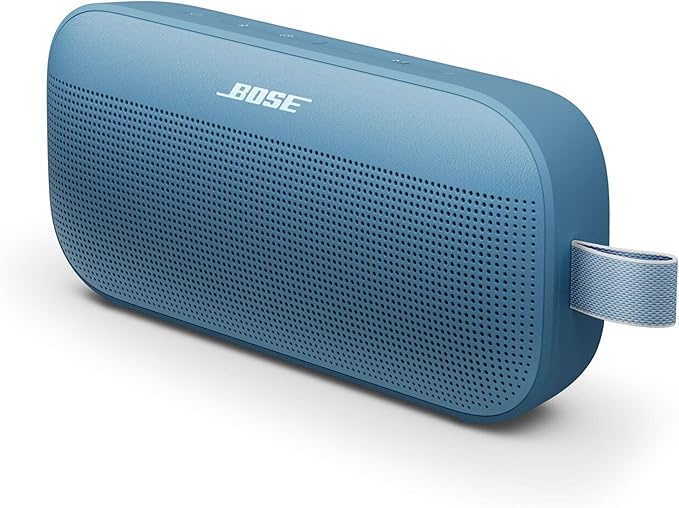 Bose SoundLink Flex Bluetooth Speaker (2nd Gen) - Portable Outdoor Speaker with Hi-Fi Audio, Waterproof and Dustproof, USB-C, Up to 12 Hours Battery Life, Blue Dusk