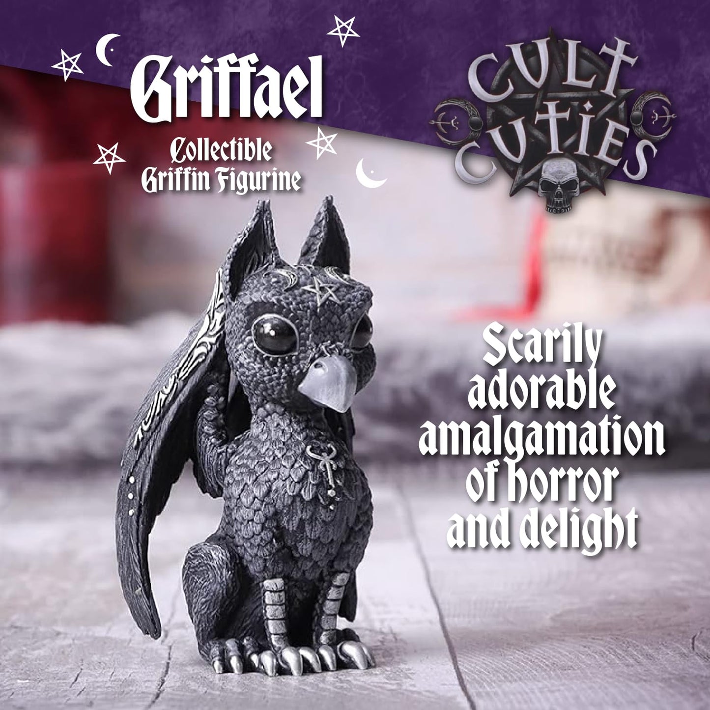 Nemesis Now Griffeal Gothic Occult Statue – Witchcraft Altar Decor, Hand-Painted Fantasy Figurine
