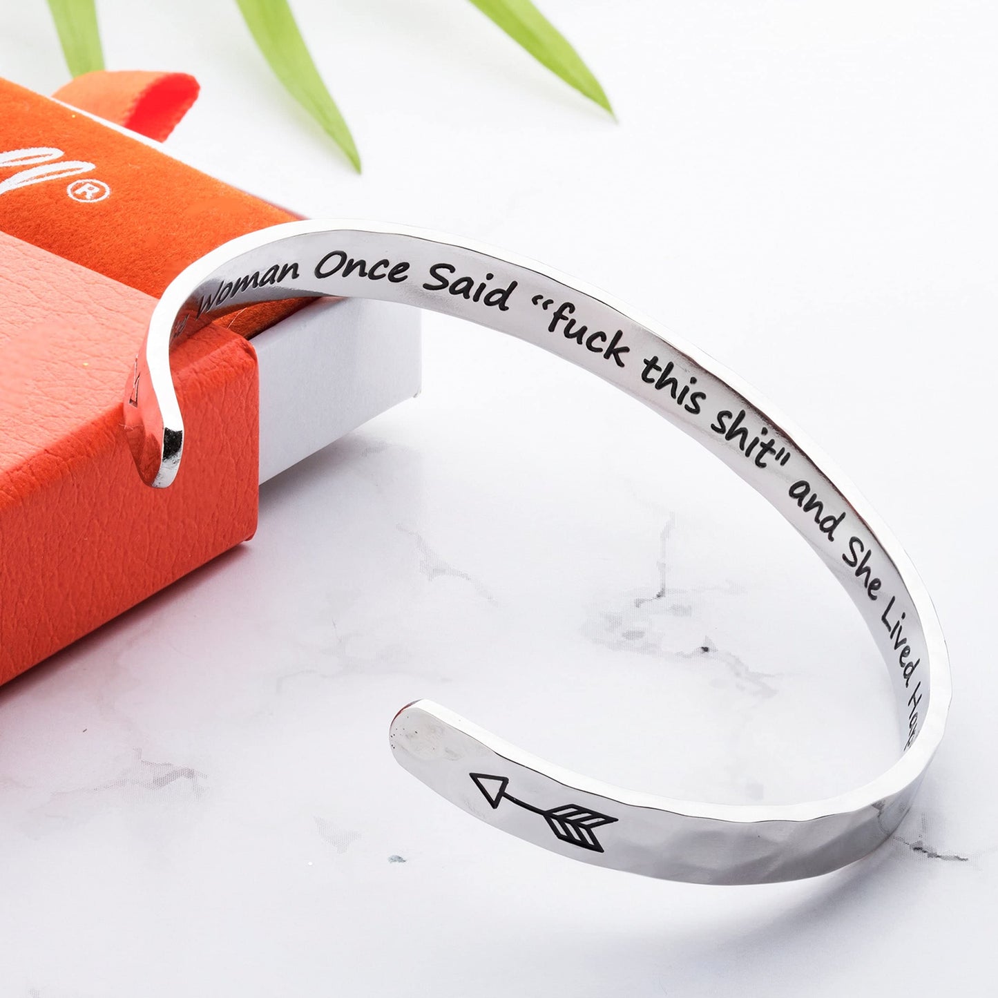 Carviell Bracelets for Women, Cheer Up Gift, Humorous Retirement Jewelry, Coworker Present, Divorce, Funny Jewelry, Farewell Work Friendship Cuff