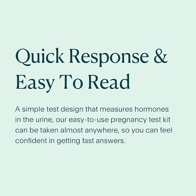 Natalist Pregnancy Tests Early Home Detection Kit for Women - Clear & Accurate Rapid Results Ease Your Mind up to 5 Days Before Missed Period - 4 Count (1)