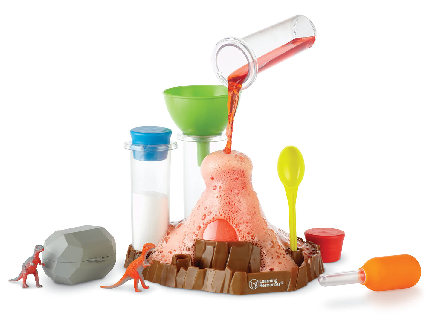 Learning Resources Fizzy Volcano - 13 Pieces, Ages 4+, Preschool Science Lab Kits, Experiments STEM Toys For Kids, Classroom Must Haves