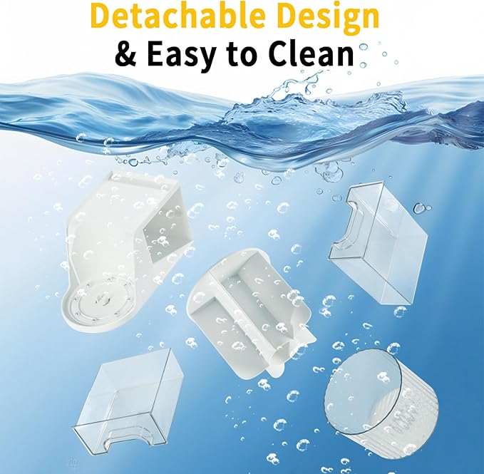 Toothbrush Holders for Bathrooms, Rotating Bathroom Countertop Organizer with 2 Drawers, Tooth Brush Toothpaste Holder, Bathroom Counter Organizer Caddy for Vanity Makeup Brush Holder