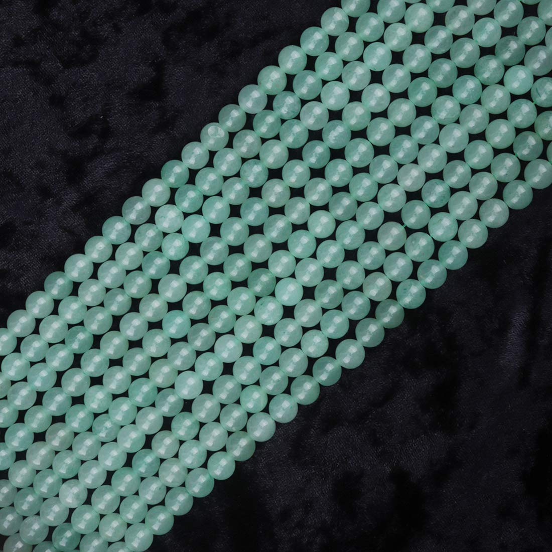 ICAI Beads 10mm Natural Green Aventurine Stone Round Loose Stone Beads for Jewelry Making DIY Crafts Design 1 Strand 15" APPR.34-36pcs