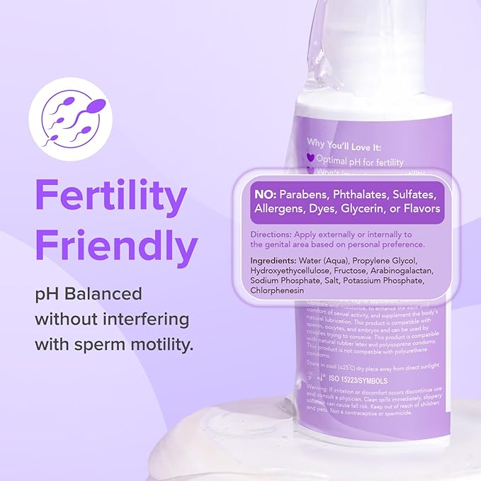 Premom Quantitative Ovulation & Pregnancy Test Kit with Sperm Friendly Fertility Lubricant: 25 LH + 5 HCG Strips + 2 Pee Cups + 2oz Lube | Accurate LH Tracking | pH Balanced | Works with Premom App.