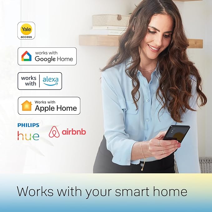 Yale Assure Lock 2 Plus Apple Home Keys Deadbolt (Tap to Open), Oil Rubbed Bronze Key-Free Smart Entry Door Lock with Wi-Fi Connected Touchscreen Keypad for Code Entry, YRD450-N-WF1-0BP