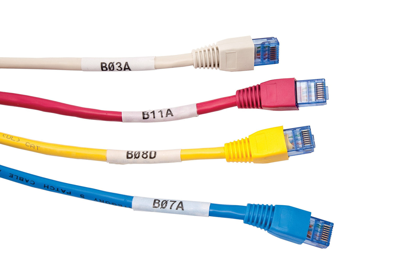 Brady Authentic (M21-1250-427) Self-Laminating Wire Wrap for Control and Electrical Panels, Datacom Cable, Black on White- For M210, M210-LAB, M211, BMP21-PLUS and BMP21-LAB Printers, 1.25" W 14' L