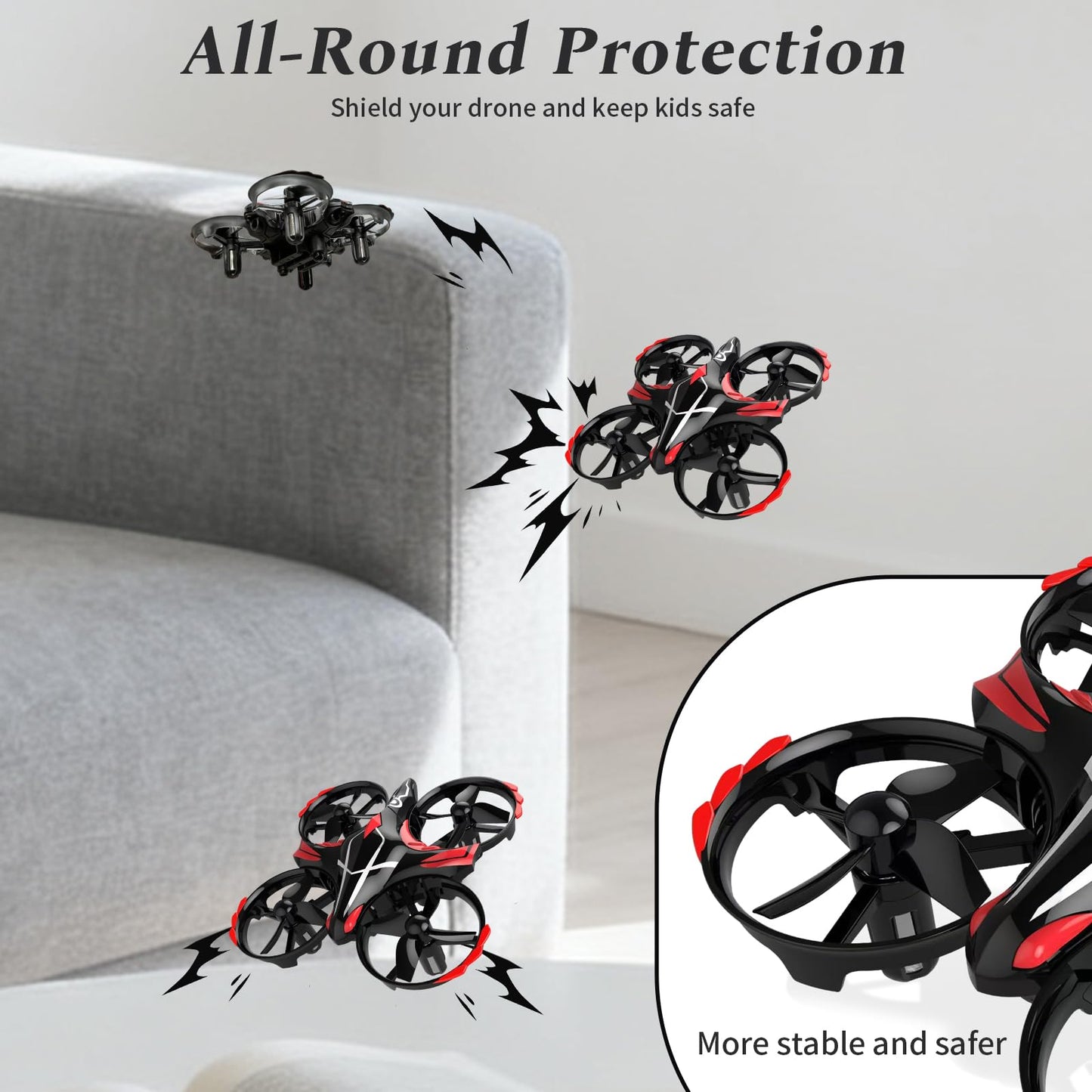A ALPHA Mini Drone for Kids Aircraft Gesture-Controlled Kids Toy