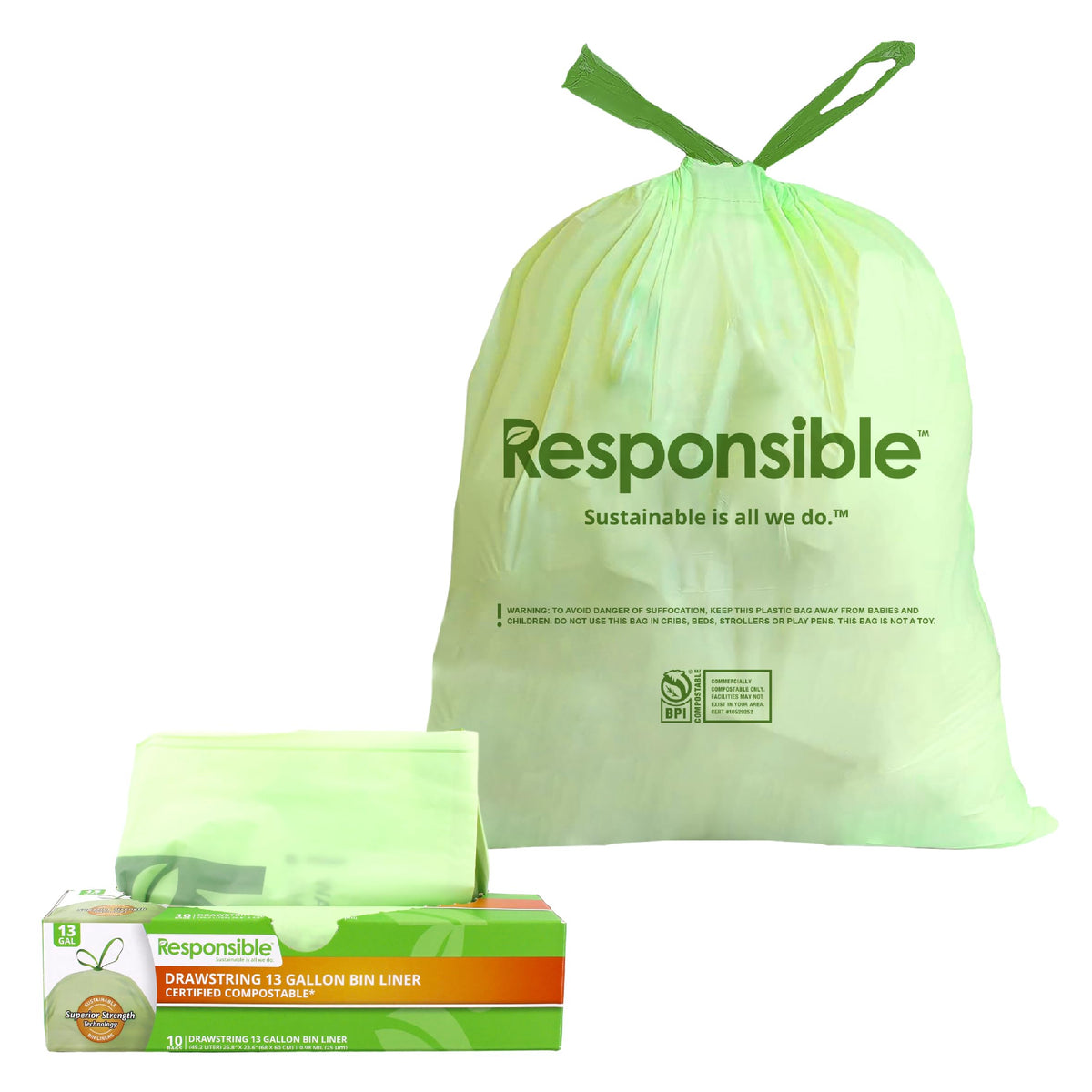 Kitchen Bin Liners (42 Count)