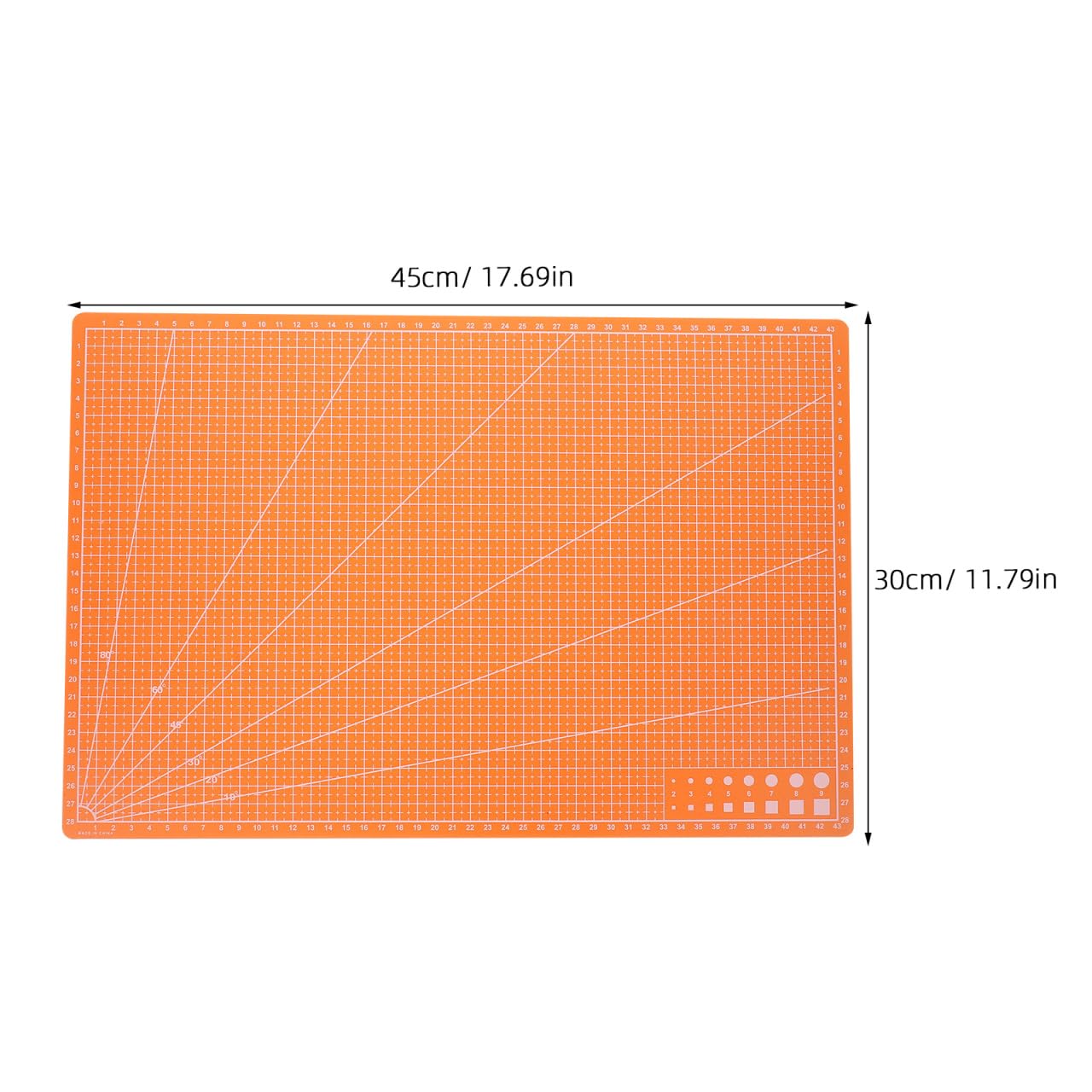 SHINEOFI Double-Sided PVC Mat for Diy Crafting Sculpting and Painting 24 x 36 Gridded Craft Board for Scrapbooking