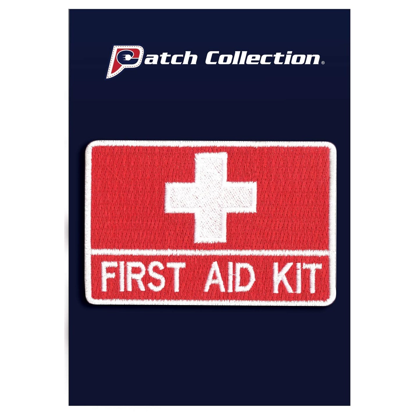 First Aid Kit Sign Patch Logo Save Embroidered Iron On