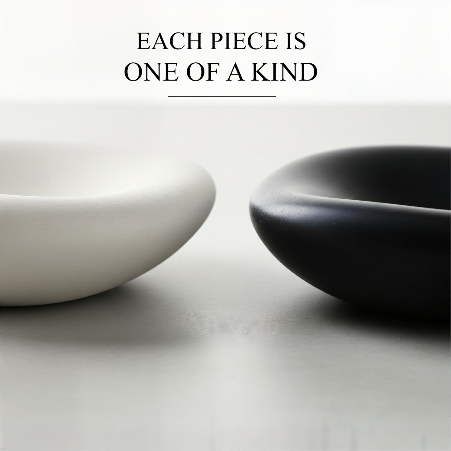 Zitiyade 6.3 Inch Cloud Bowl, Decorative Concrete Bowl for Home Decor, Key Tray for Entryway Table, Concretes Jewelry Tray, Asymmetrical Concrete Organic Bowles