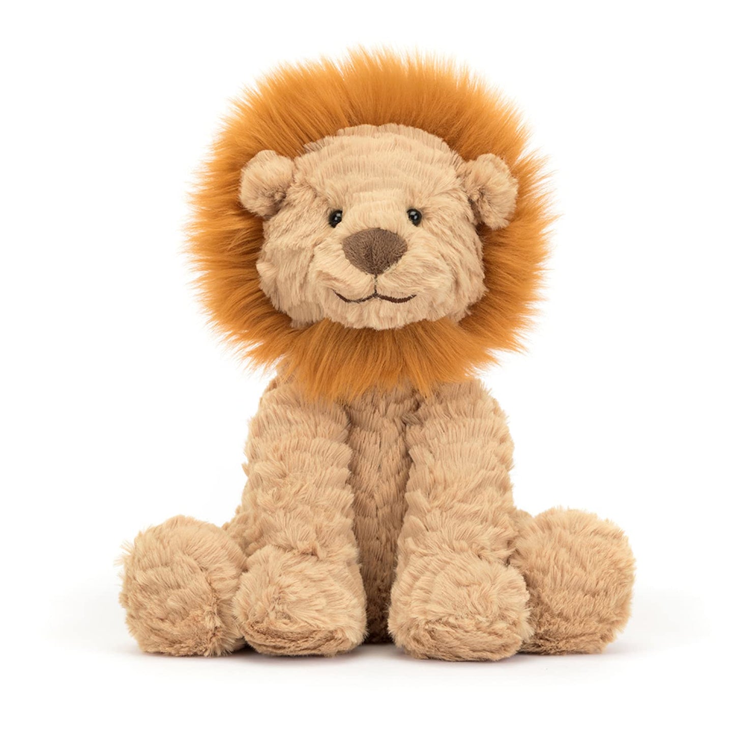 Jellycat Fuddlewuddle Lion Stuffed Animal, Medium 9 inches - Big Cat Plush Toy - Classic Children's Gift