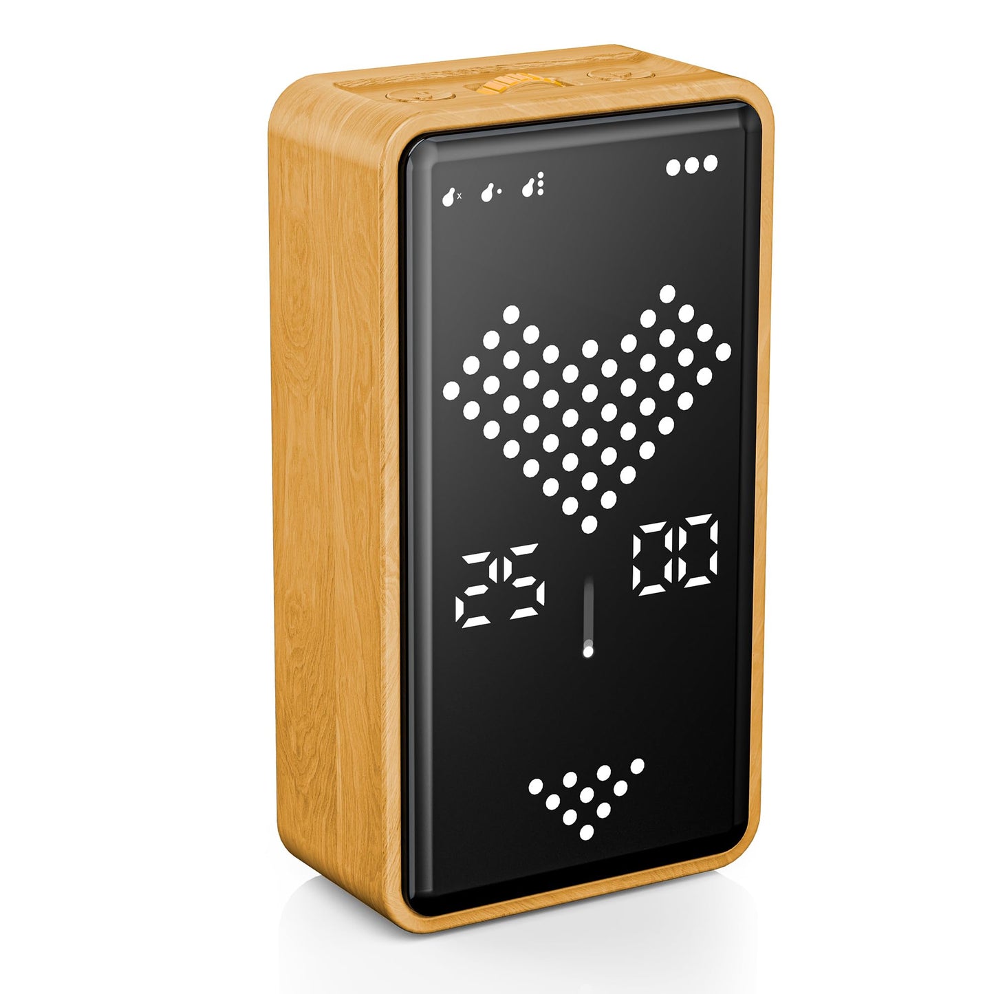 Exlliy Sand Timer, Digital Hourglass Timer, Rechargeable Magnetic Visual Timer with Large LED Display, Adjustable Volume for Classroom, Cooking, Fitness, Baking, Kids Learning & Teaching