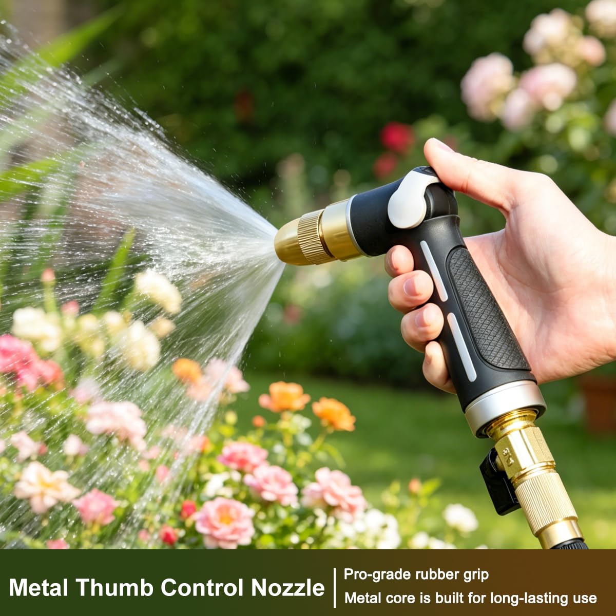 Metal Thumb Control Adjustable Nozzle