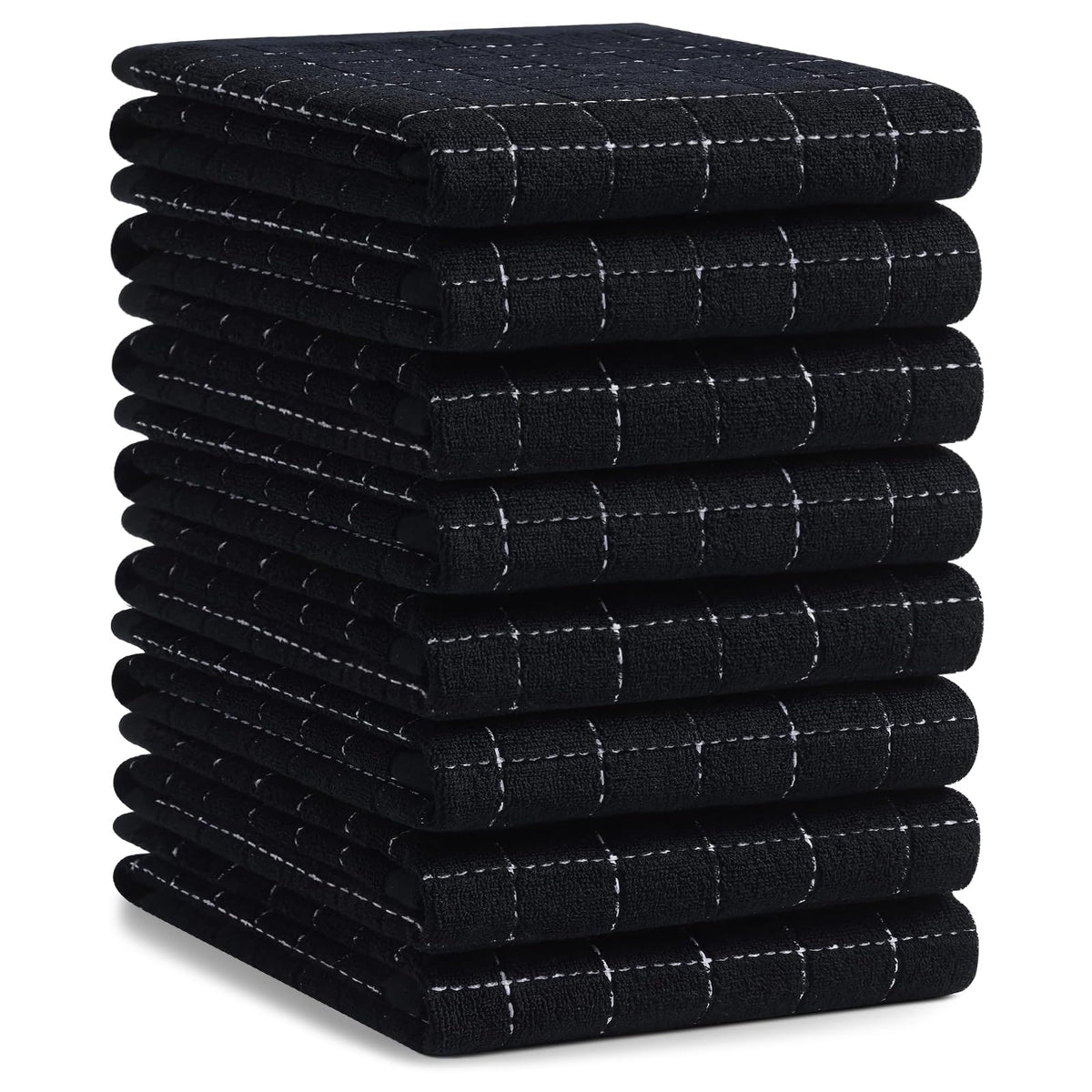 100% Cotton Terry Kitchen Towels (8 Count)