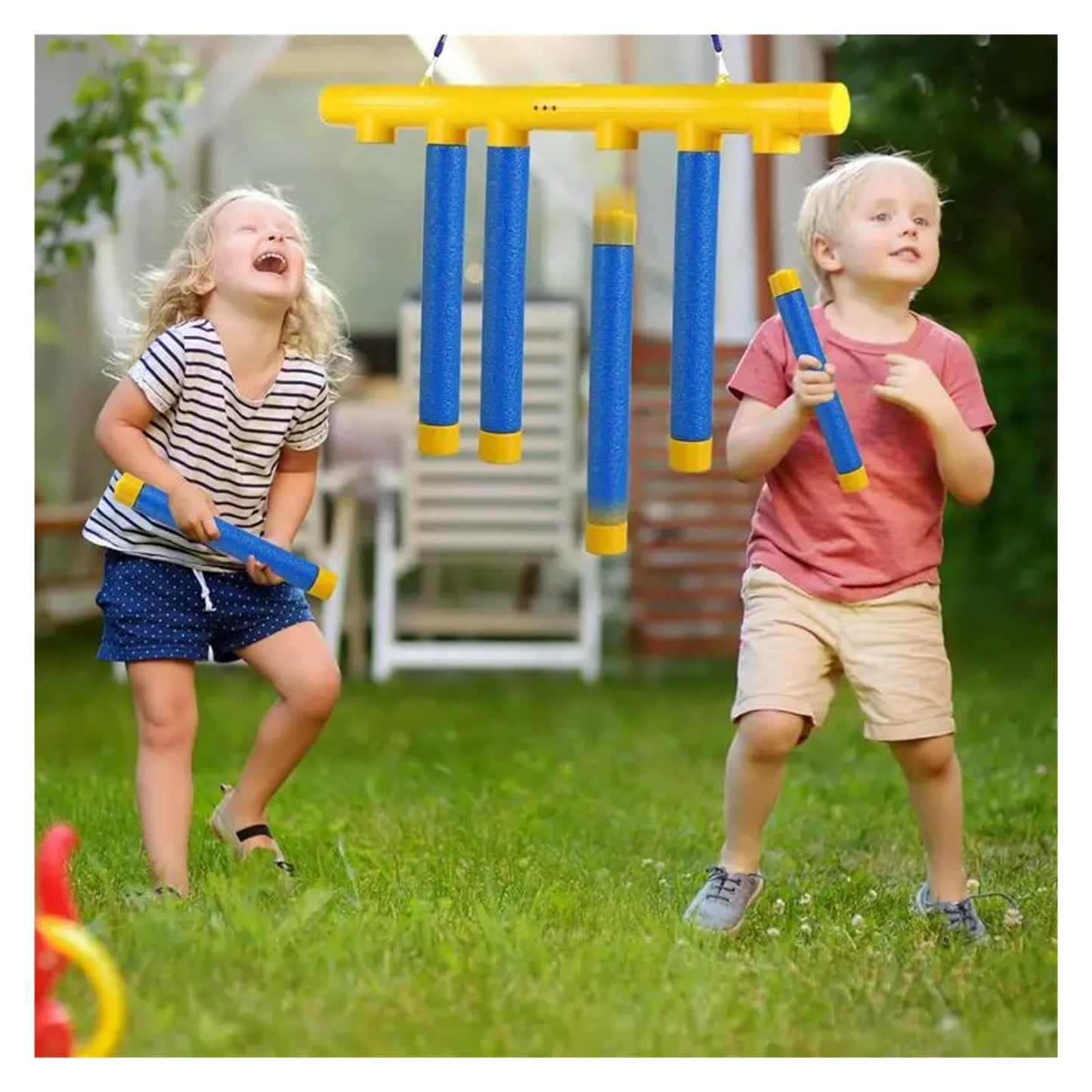 BUSTALOZZII Reflex Challenge Drop Sticks Game - Hand Eye Coordination & Reaction Training Toy for Kids & Adults, Nerve Exercise Catching Sticks Game