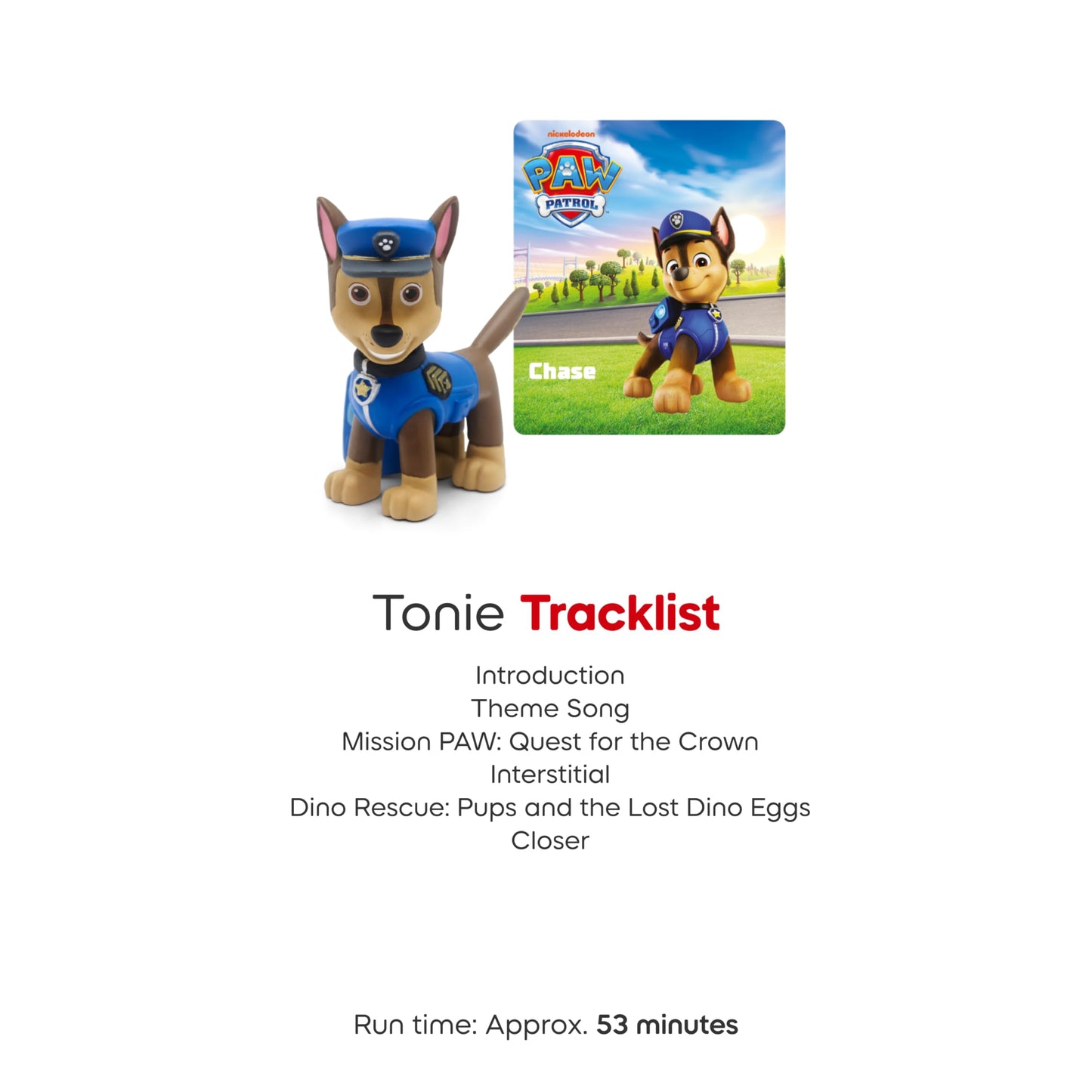 Toniebox 2 Audio Player PAW Patrol Bundle for Kids 3+ with Chase, Marshall, Skye, and Liberty - Sky Blue