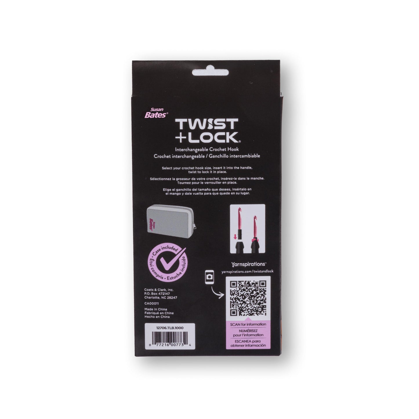 Susan Bates Twist and Lock Bag Handle Cutter L,M,N