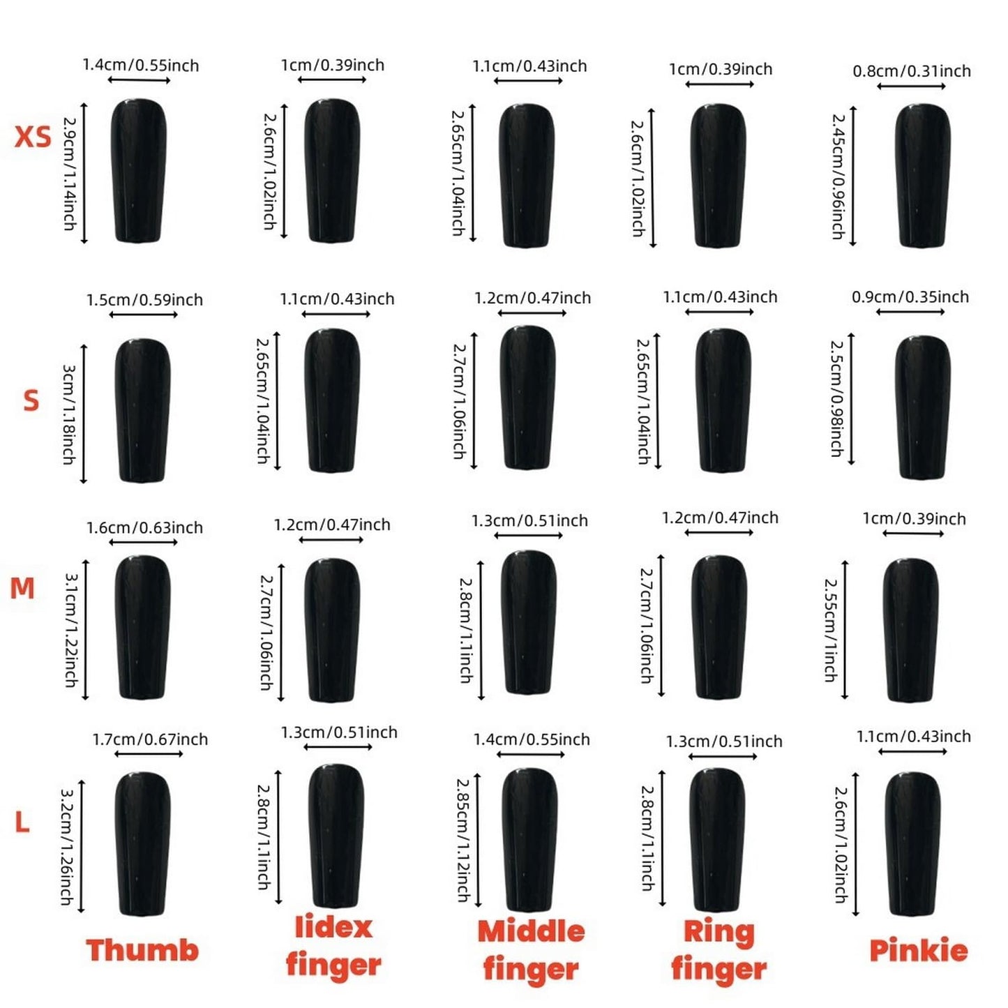Handmade Press on Nails Long Square Shaped Fake Nails with 3D Rhinestones Flower Design Thick Acrylic and Muti-Layer Gel False Nails White French Tip Full Cover Acrylic Nails for Women (Size M)