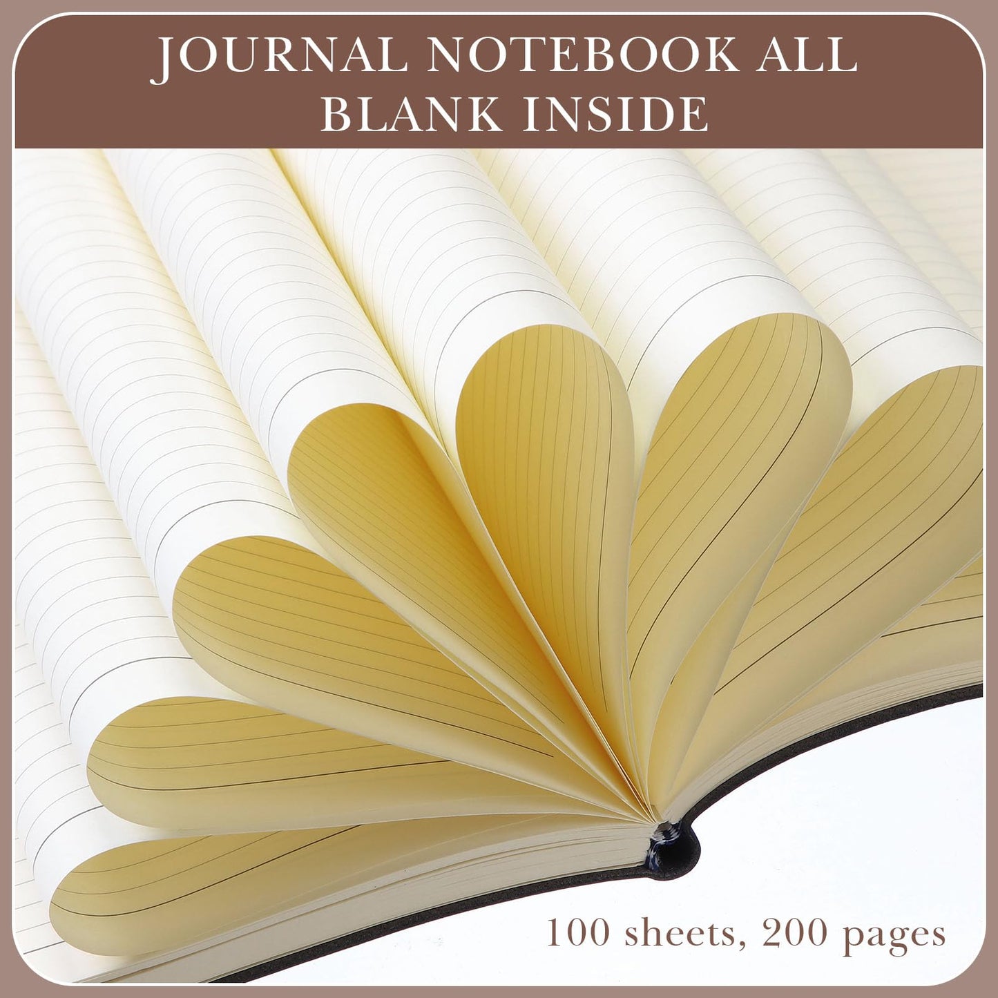 Tenceur 5 Pcs A4 College Ruled Notebook 8.5'' x 11'' Lined Journal 200 Pages Lined Artificial Leather Sketchbook for Writing Office School Business Home Gifts Supplies(Multi Color)