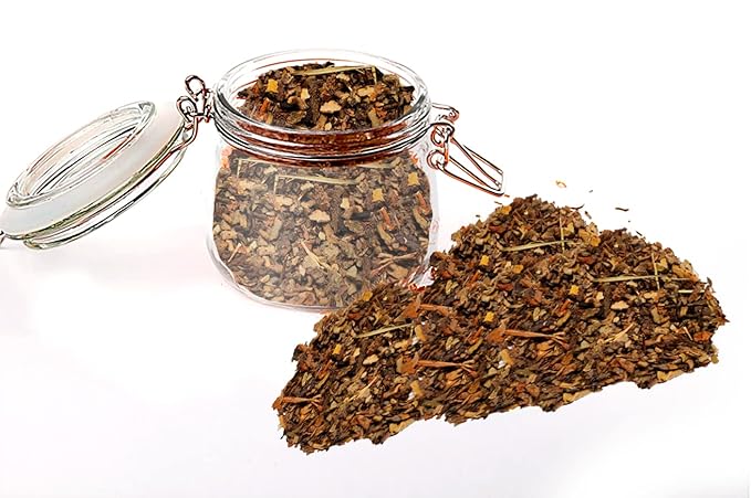 TeaDreamTea Dried Mullein Herbal Tea - Natural Mullein Flowers 3 OZ Loose Tea - Caffeine-Free - Pure Natural Premium Mullein Leaf - Mullein Herbal Teas with Cleanse Detox & Respiratory Support Effect