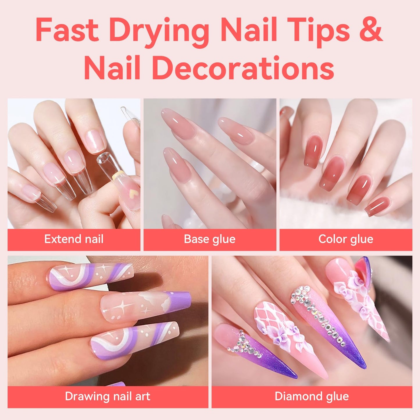 Makartt UV Nail Lamp, Handheld Flash Cure Lamp with Painless Mode 800mAh Rechargeable Portable Nail Light with LCD Display & 3 Timers for Home & Salon DIY(Diamond)