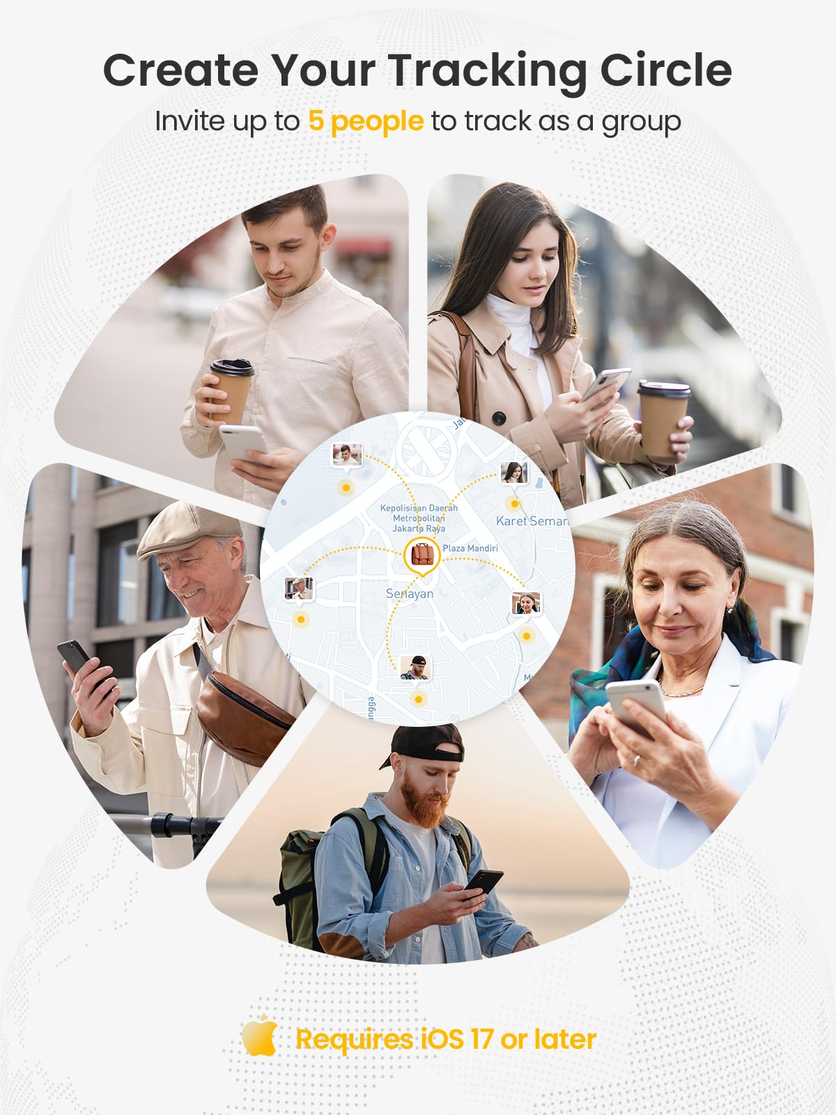 LOXP Wallet Tracker Card – Works with Apple Find My [Apple MFi Certified, iOS Only], Slim 1.65mm Bluetooth Item Finder, IP68 Waterproof, Wireless Rechargeable GPS Locator for Wallet, Keys & Luggage