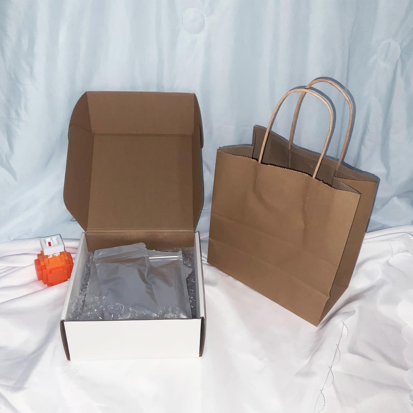 7x7x3 Inches White Shipping Boxes Set of 25，Cardboard Boxes Recyclable Corrugated Boxes Mailers for Small Business, Transporting, Packaging Storage Boxes and Craft Gifts Giving Products Box