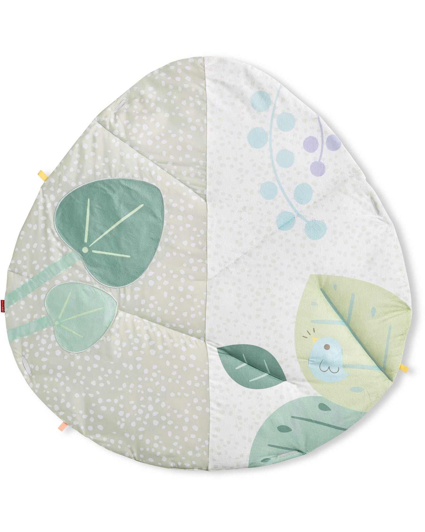 Skip Hop Tummy Time Mat, 3-in-1 Activity Baby Play Gym, Age 0-2y, Garden Oasis, Green Multi